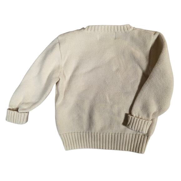 Vintage Ralph Lauren Baby Sweater & Chinos Set 12M Dog, American Flag, Heritage - Picture 10 of 16